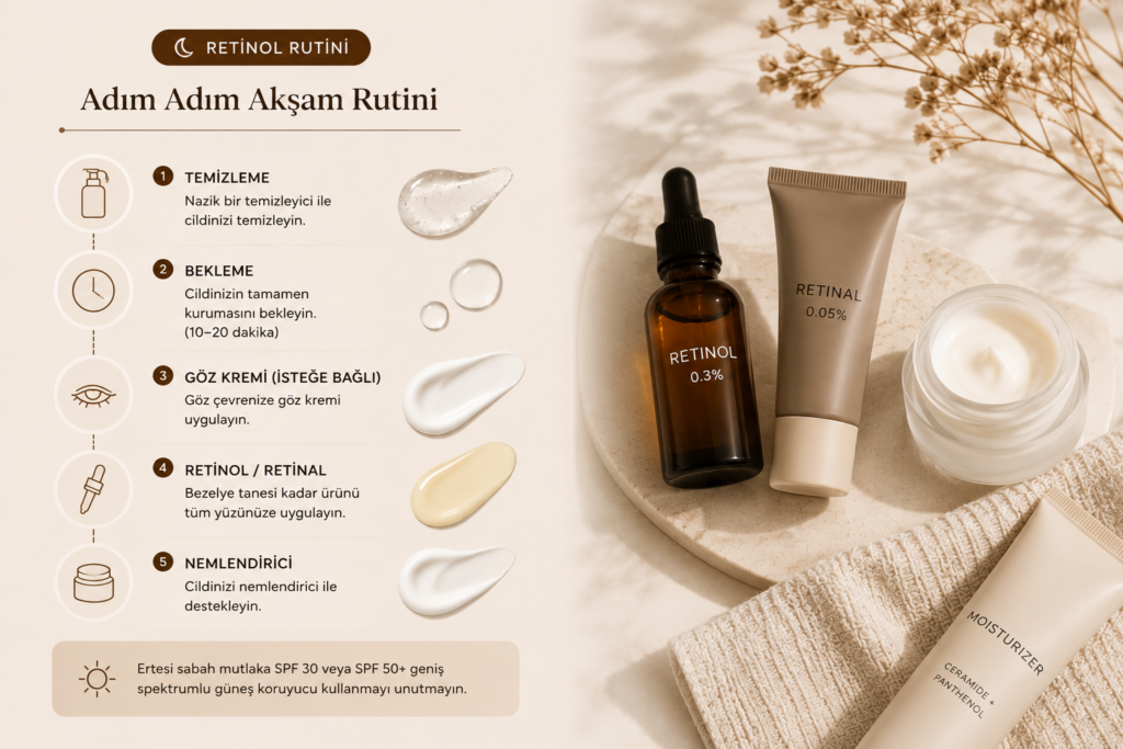 retinol gece rutini